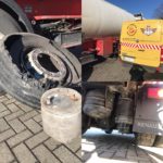 rozerwana poduszka zwieszenia