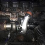 Wymiana turbosprężarki widok od środka